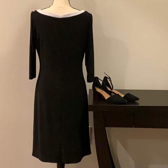 Chaps dress. Black and white. Size 12. - Picture 3 of 3